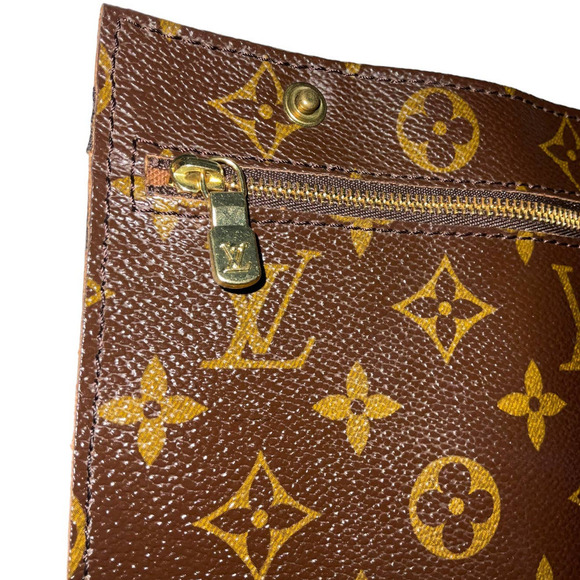 LOUIS VUITTON Monogram Randonnee GM Pochette Insert Brown - Picture 5 of 8